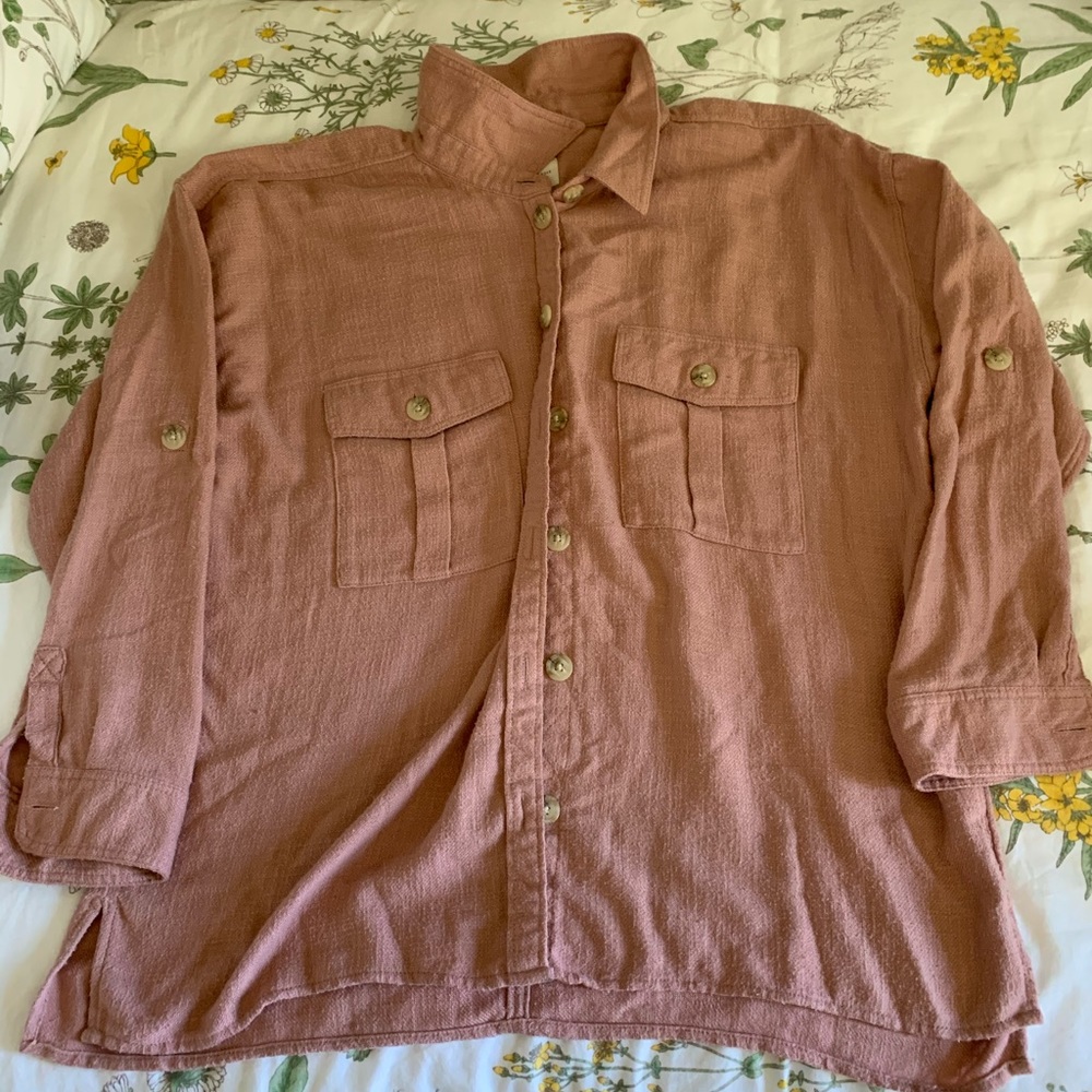 American Eagle button down flannel